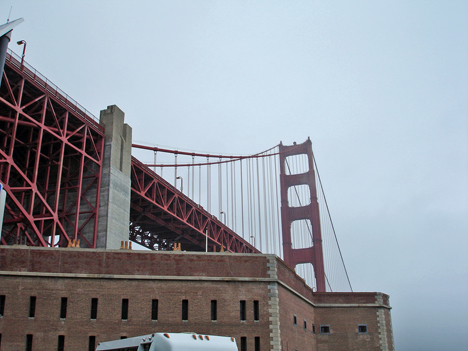 photos from below the bridge